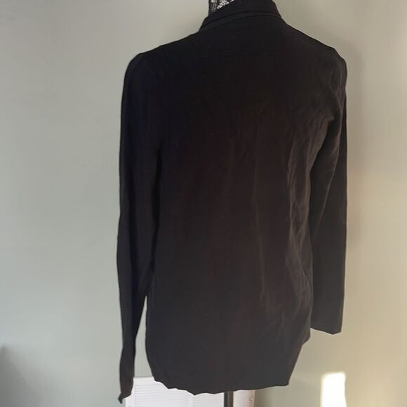 Jones New York Womens Open Front Cardi W/Rib Placket NEW - Picture 3 of 4